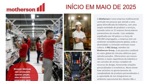 Cronograma de processos seletivos para vagas de auxiliares de produção e logística da próxima semana!